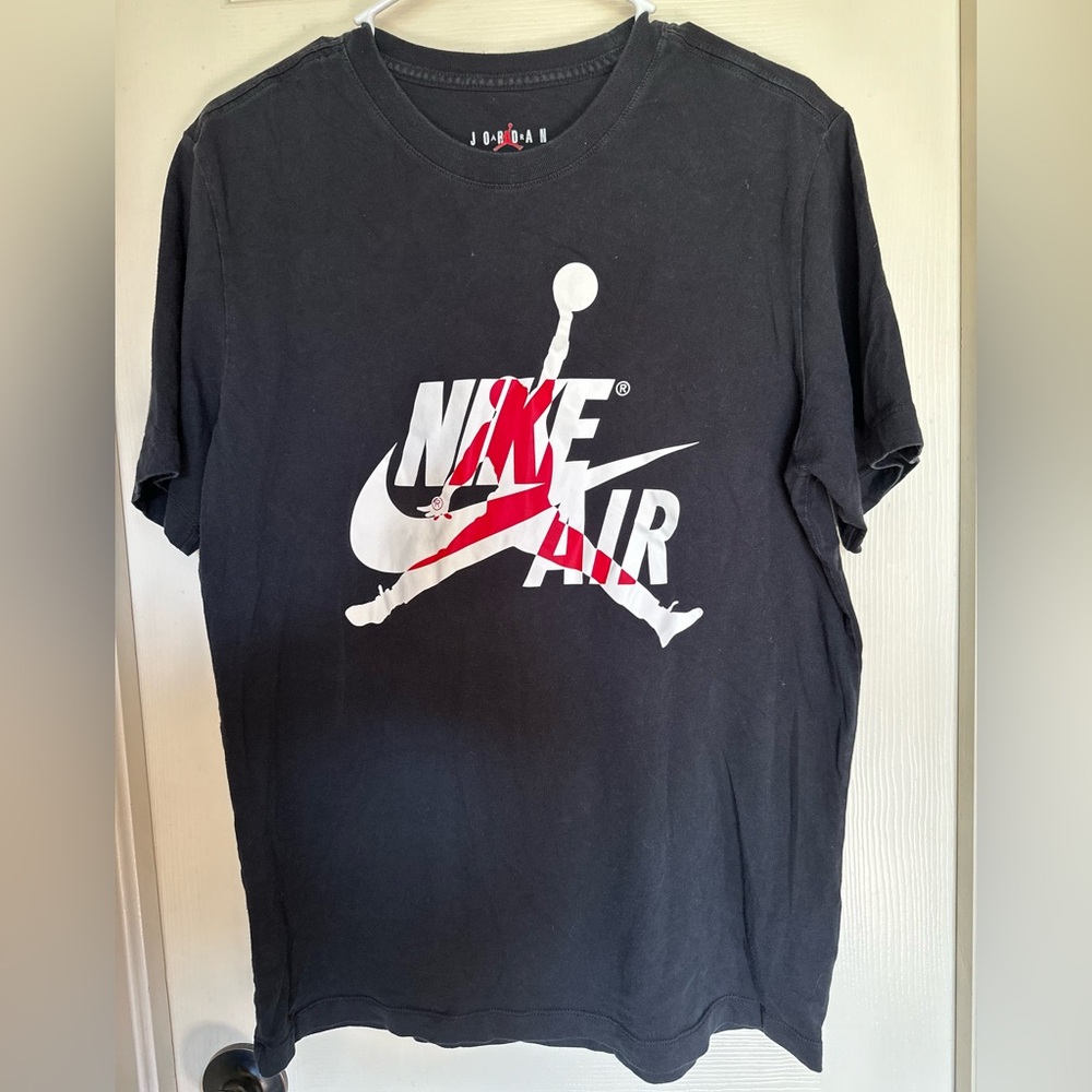 Nike Air Jordan Black Shirt - Size Medium